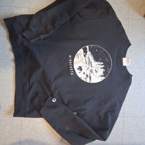 Black Minnesota Graphic Sweatshirt